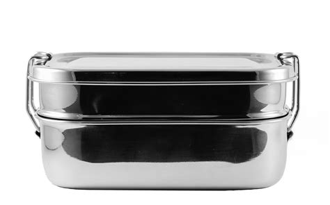 large plain metal lunch box|stainless steel lunch boxes.